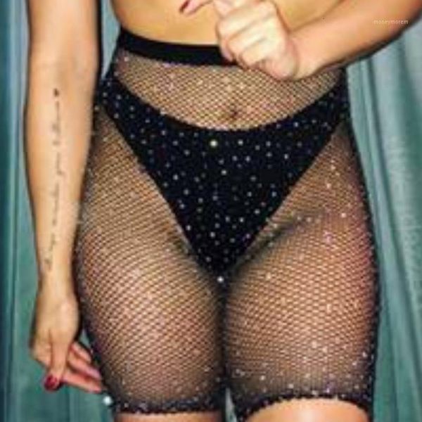 women's shorts 2021 women summer ladies crochet mesh fishnet casual black shorts1, White;black 
women's shorts 2021 women summer ladies crochet mesh fishnet casual black shorts1, White;black