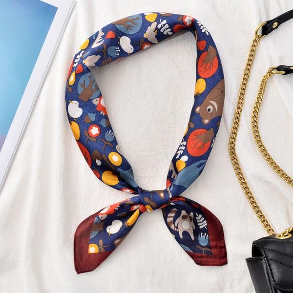 scarves ins kerchief western style south korea small neckerchief imitated silk fabric animal stamp 70cm business neck guard s, Blue;gray
scarves ins kerchief western style south korea small neckerchief imitated silk fabric animal stamp 70cm business neck guard s, Blue;gray
