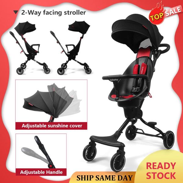 Deluxe Baby Stroller Wagon Portable Folding Baby Car Lightweight Pram Carriage Stroller To Spain