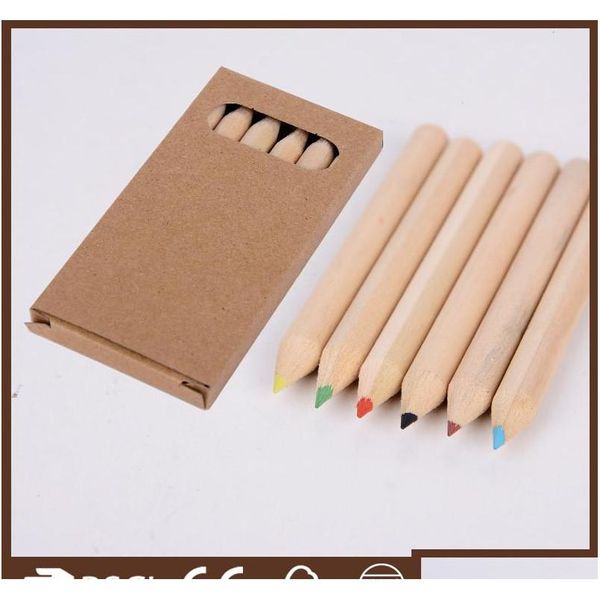 New Colored Pencils Colored Pencil Set Painting Drawing Pencil Stationery School Pencils Casual 3.5inch Gift Hhu17