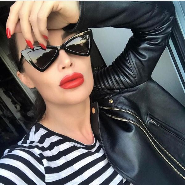 sunglasses quality cat brand triangle vintage women 2021 oversize retro eye sun glasses shade for luxury design, White;black
sunglasses quality cat brand triangle vintage women 2021 oversize retro eye sun glasses shade for luxury design, White;black