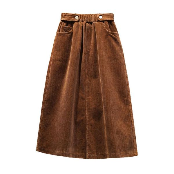 skirts 5xl large size women's skirt autumn winter fashion corduroy mid-long elastic waist loose casual women a-line, Black
skirts 5xl large size women's skirt autumn winter fashion corduroy mid-long elastic waist loose casual women a-line, Black