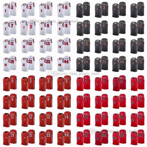 printed city basketball jerseys 9 nikola 11 demar vucevic derozan 8 zach 2 lonzo lavine ball thompson caruso williams white brown bradley gr, Black;red
printed city basketball jerseys 9 nikola 11 demar vucevic derozan 8 zach 2 lonzo lavine ball thompson caruso williams white brown bradley gr, Black;red
