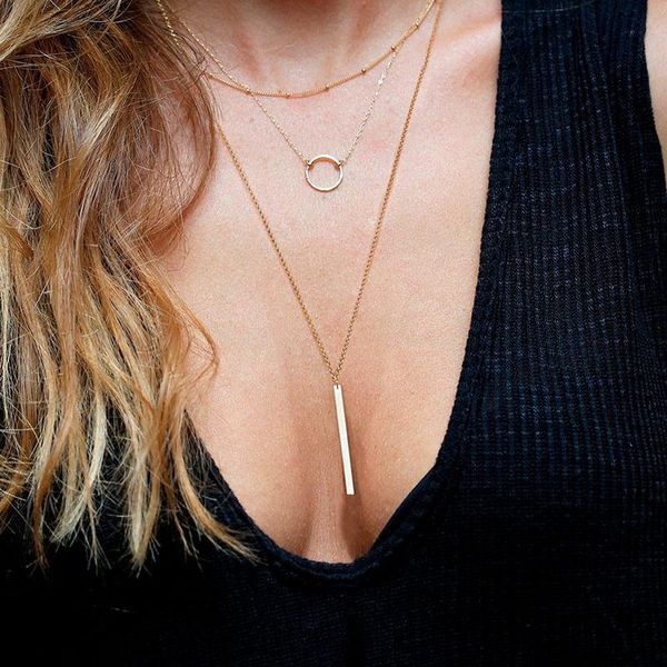 mininmalist 3pcs/ set stainless steel necklace fashion layered necklace for women friends simple gift wholesale dropshipping, Silver
mininmalist 3pcs/ set stainless steel necklace fashion layered necklace for women friends simple gift wholesale dropshipping, Silver