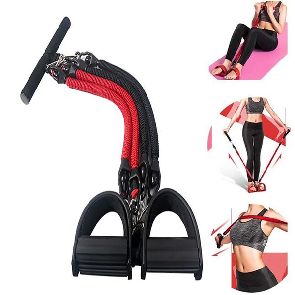 pedal resistance band 4-tube elastic pull rope with door anchor for exercise sit-up abdomen muscle training home gym equipment
pedal resistance band 4-tube elastic pull rope with door anchor for exercise sit-up abdomen muscle training home gym equipment