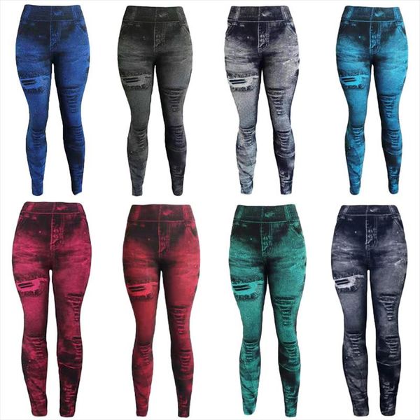 summer thin pants jacquard knitted jean leggings women plus size slim imitation denim leggins casual seamless legging, Black
summer thin pants jacquard knitted jean leggings women plus size slim imitation denim leggins casual seamless legging, Black