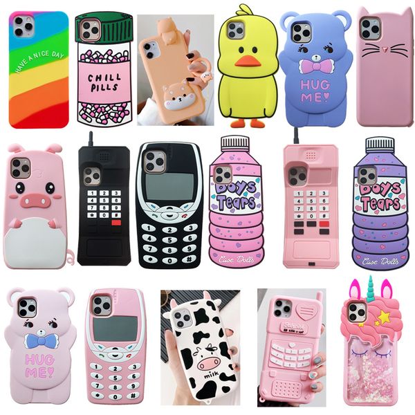 for iphone mini / 12 pro max 3d cute cartoon animal soft silicone case phone back cover shell skins shockproof
for iphone mini / 12 pro max 3d cute cartoon animal soft silicone case phone back cover shell skins shockproof