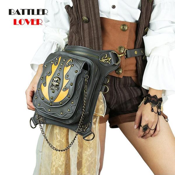 waist bags steampunk men women punk vintage rock messenger bag fashion pu leather black travel shoulder fanny packs1
waist bags steampunk men women punk vintage rock messenger bag fashion pu leather black travel shoulder fanny packs1