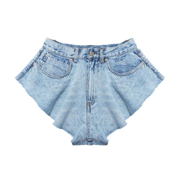 denim shorts skirts mid waist ruffle hem loose ruched jeans short female fashion mini spodenki damskie 2021 summer w1248, White;black
denim shorts skirts mid waist ruffle hem loose ruched jeans short female fashion mini spodenki damskie 2021 summer w1248, White;black