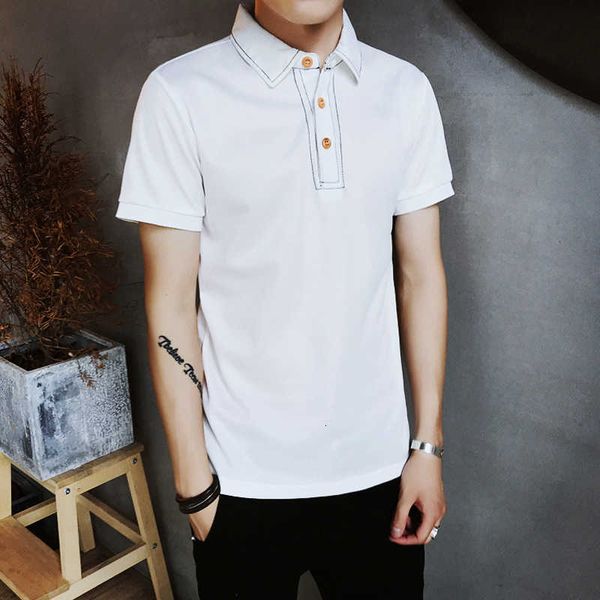 goods in great demandsummer men's paul polo fashion repair body shirts leisure pure color turnaround short sleeved, White;black
goods in great demandsummer men's paul polo fashion repair body shirts leisure pure color turnaround short sleeved, White;black