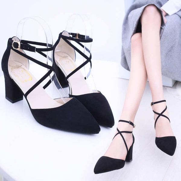 2020 high heels shoes women pumps buckle strap thin high heels two piece pointed toe fashion ladies shoes 7.5cm, Black
2020 high heels shoes women pumps buckle strap thin high heels two piece pointed toe fashion ladies shoes 7.5cm, Black