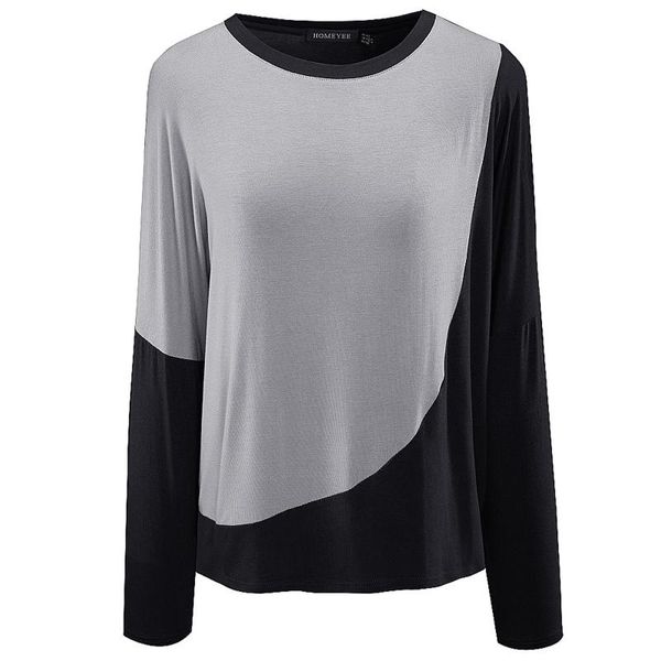 ladies fashion trend stitching contrast color casual long-sleeved pullover dec 4th, White
ladies fashion trend stitching contrast color casual long-sleeved pullover dec 4th, White