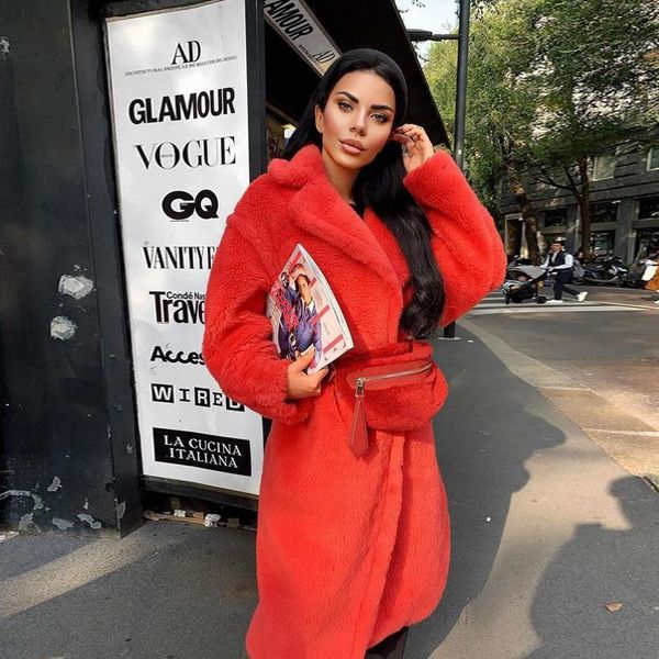 women's fur & faux plus size women coat winter 2021 thick warm red pocket luxury long lapel overcoat plush, Black
women's fur & faux plus size women coat winter 2021 thick warm red pocket luxury long lapel overcoat plush, Black