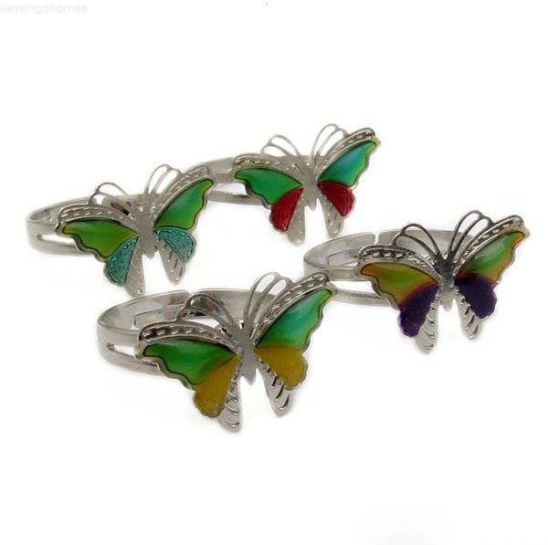 emotion butterfly mood sell change feeling changeable ring temperature control color rings adjustable finger band fo, Silver
emotion butterfly mood sell change feeling changeable ring temperature control color rings adjustable finger band fo, Silver