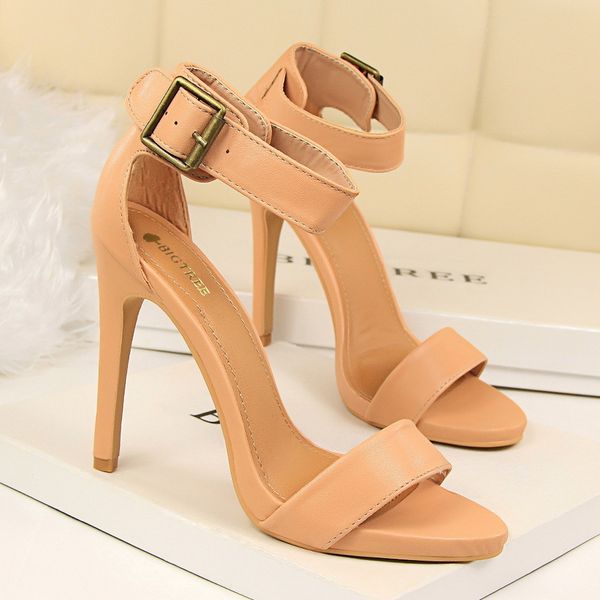 women high heels extreme ladies sandals wedding classic platform shoes g0156 izpb, Black
