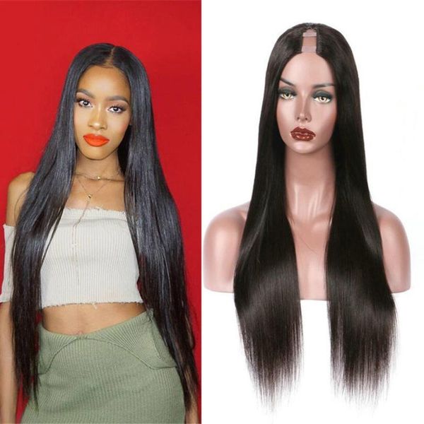 virgin brazilian upart wigs silky straight glueless u part wig pre plucked glueless u part human hair wigs for black women, Black;brown
virgin brazilian upart wigs silky straight glueless u part wig pre plucked glueless u part human hair wigs for black women, Black;brown