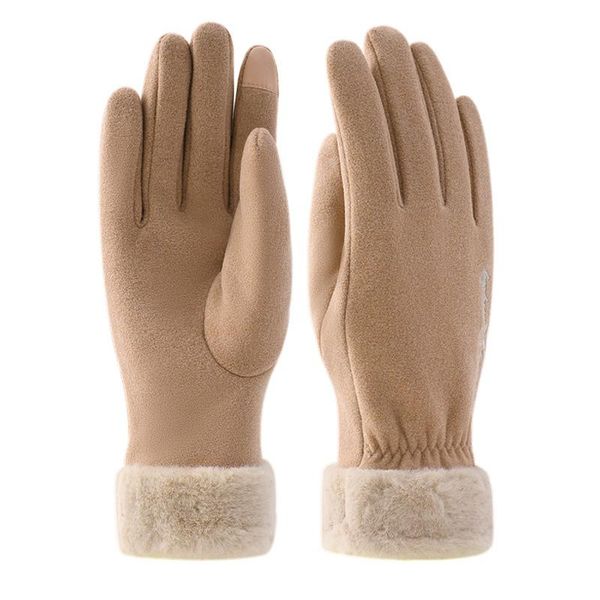 five fingers gloves fur mouth warm women fashion brand touch screen plus velvet thicken cycling driving autumn and winter heating, Blue;gray
five fingers gloves fur mouth warm women fashion brand touch screen plus velvet thicken cycling driving autumn and winter heating, Blue;gray