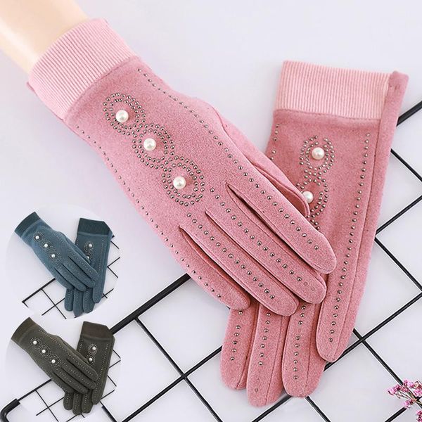 women' solid color gloves winter coldproof keep warm hand wear 2020 daily diamond flannel with touch screen on index finger, Blue;gray
women' solid color gloves winter coldproof keep warm hand wear 2020 daily diamond flannel with touch screen on index finger, Blue;gray