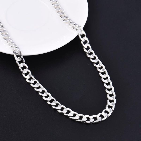 chains luxurious fashion gross hip hop long chain trendy male rock cuban around the neck side body jewelry size 16-24 8mm, Silver
chains luxurious fashion gross hip hop long chain trendy male rock cuban around the neck side body jewelry size 16-24 8mm, Silver