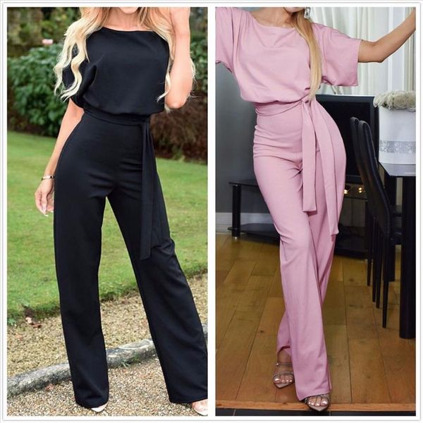 plus size casual women jumpsuit summer 2020 short sleeve lace up loose jumpsuit backless elegant female office summer romper 3xl, Black;white
plus size casual women jumpsuit summer 2020 short sleeve lace up loose jumpsuit backless elegant female office summer romper 3xl, Black;white