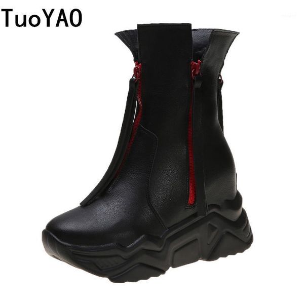 boots winter women ankle 8cm heels high wedge platform leather sneakers short for woman botas feminina 20211, Black
boots winter women ankle 8cm heels high wedge platform leather sneakers short for woman botas feminina 20211, Black