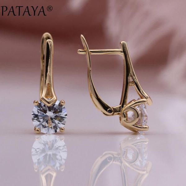 dangle & chandelier pataya full love white earrings round natural zircon wedding party gift fashion jewelry 585 rose gold women earring, Silver
dangle & chandelier pataya full love white earrings round natural zircon wedding party gift fashion jewelry 585 rose gold women earring, Silver