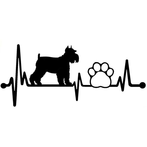 15.9cm*6.8cm schnauzer heartbeat lifeline dog vinyl black/silver motorcycle car sticker c22-1115
15.9cm*6.8cm schnauzer heartbeat lifeline dog vinyl black/silver motorcycle car sticker c22-1115