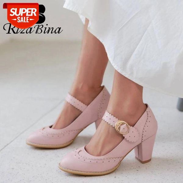 rizabina women pumps shoes modern hollow out design metal buckle shoes women fashion round toe thick heels footwear size 32-48 #zg4u
rizabina women pumps shoes modern hollow out design metal buckle shoes women fashion round toe thick heels footwear size 32-48 #zg4u