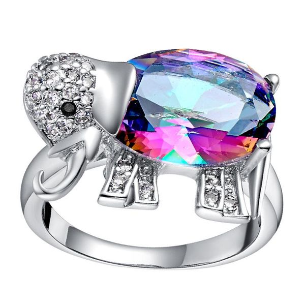 cluster rings fashion 925 solid sterling silver mystic rainbow z gemstone wedding engagement elephant animal ring jewelry wholesale, Golden;silver
cluster rings fashion 925 solid sterling silver mystic rainbow z gemstone wedding engagement elephant animal ring jewelry wholesale, Golden;silver