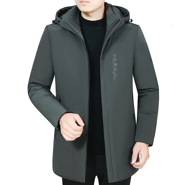 long coat down men's winter thickened cotton padded jacket father middle aged and, Black
long coat down men's winter thickened cotton padded jacket father middle aged and, Black