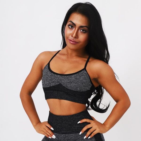normov energy seamless patchwork yoga bra padded push up sports women fitness running cropped gym workout active wear1, White;black
normov energy seamless patchwork yoga bra padded push up sports women fitness running cropped gym workout active wear1, White;black