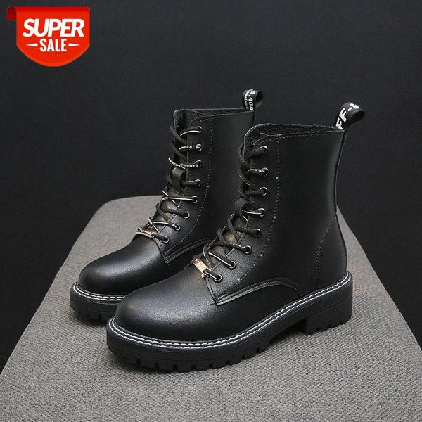 2020 new winter british style women boots side zipper shallow anti-skid botas mujer fashion short tube thick heel leather boots #ax6t, Black
2020 new winter british style women boots side zipper shallow anti-skid botas mujer fashion short tube thick heel leather boots #ax6t, Black