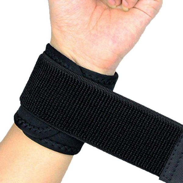Adjustable Wrist Support Protective Weight Lifting Elastic Soft Pressurized Wristband For Volleyball Tennis Sports