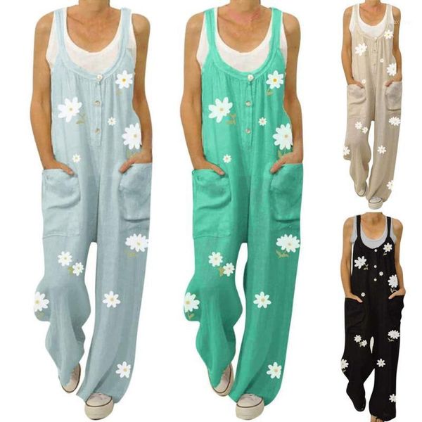 women baggy loose cotton linen wide leg overalls jumpsuit casual floral print straps rompers playsuit asd881, White;black
women baggy loose cotton linen wide leg overalls jumpsuit casual floral print straps rompers playsuit asd881, White;black