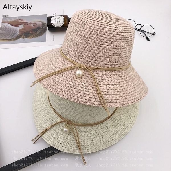 sun hats women new leisure korean version white bead bow shade hat trendy womens outdoor beach 2020 all-match simple female chic1, Blue;gray
sun hats women new leisure korean version white bead bow shade hat trendy womens outdoor beach 2020 all-match simple female chic1, Blue;gray