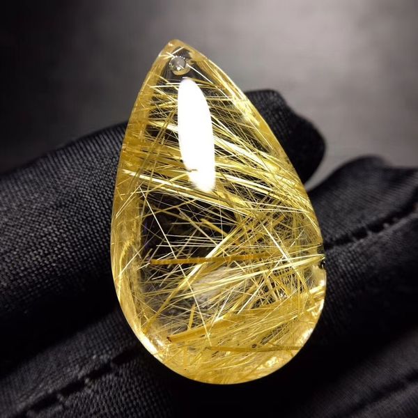 of natural certificate gold rutilated quartz 31.7*19.8*11.9mm rich crystal stone pendant jewelry aaaaaaaa 7dxv, Silver
of natural certificate gold rutilated quartz 31.7*19.8*11.9mm rich crystal stone pendant jewelry aaaaaaaa 7dxv, Silver