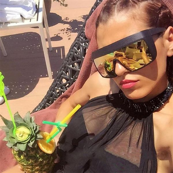 luxury fashion mirror sunglasses women brand designer 2020 vintage oversized goggle shades sun glasses 998007y, White;black
luxury fashion mirror sunglasses women brand designer 2020 vintage oversized goggle shades sun glasses 998007y, White;black