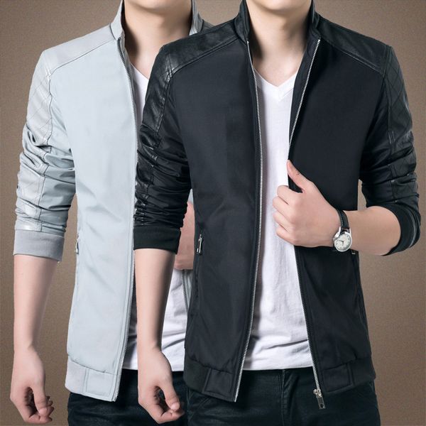 quality brand men's jackets and coats pu patchwork designer bomber jacket and coat men outerwear fashion male clothing m - 5xl, Black;brown
quality brand men's jackets and coats pu patchwork designer bomber jacket and coat men outerwear fashion male clothing m - 5xl, Black;brown