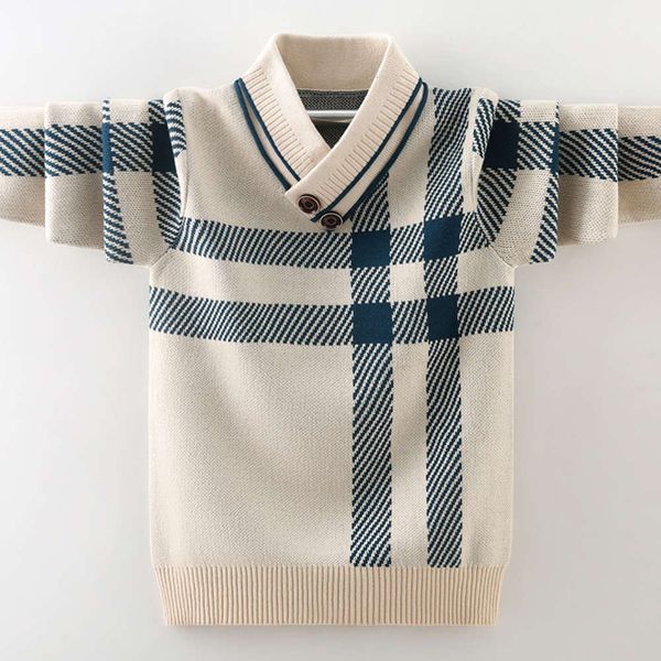 and 2020 autumn winter plush new product zhongda children's scarf collar boys' sweater, Blue
and 2020 autumn winter plush new product zhongda children's scarf collar boys' sweater, Blue