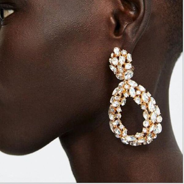 euramerican vogue is full drill hollow ring act the role of drip form earring, individual character is high quality, Silver
euramerican vogue is full drill hollow ring act the role of drip form earring, individual character is high quality, Silver