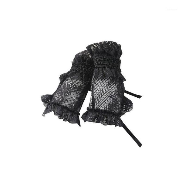 darkinlove women' punk goth lace fingerless glove party club stage performace women gloves1, Blue;gray
darkinlove women' punk goth lace fingerless glove party club stage performace women gloves1, Blue;gray