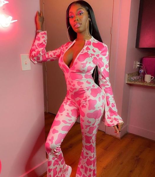 digital s6234 print zipper new trumpet jumpsuit, Black;gray 
digital s6234 print zipper new trumpet jumpsuit, Black;gray