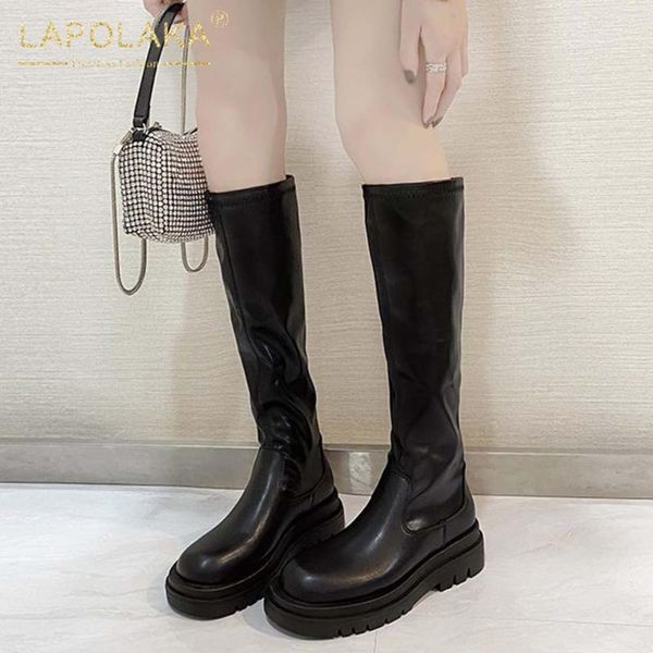 boots lapolaka 2021 brand fashion skidproof platform comfy shoes ladies ins dropship walking slip on sock boot women, Black
boots lapolaka 2021 brand fashion skidproof platform comfy shoes ladies ins dropship walking slip on sock boot women, Black