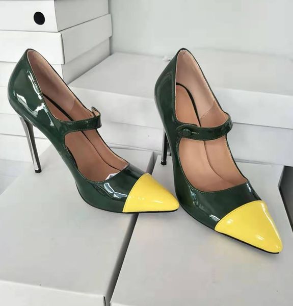 handmade real pictures womens stiletto high heels dress shoes mary janes patchwork leather pointed-toe evening party prom fashion court pump, Black
handmade real pictures womens stiletto high heels dress shoes mary janes patchwork leather pointed-toe evening party prom fashion court pump, Black