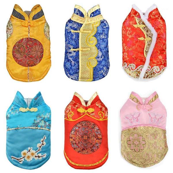 dog apparel chinese year clothes for dogs tang suit cheongsam winter coat jacket spring festival pet clothing costume1
dog apparel chinese year clothes for dogs tang suit cheongsam winter coat jacket spring festival pet clothing costume1