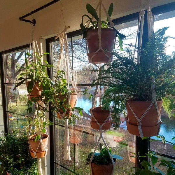 vintage macrame plant hanger indoor outdoor hanging basket jute rope new cotton and linen wall hanging flowerpot net wmttwb comb2010
vintage macrame plant hanger indoor outdoor hanging basket jute rope new cotton and linen wall hanging flowerpot net wmttwb comb2010