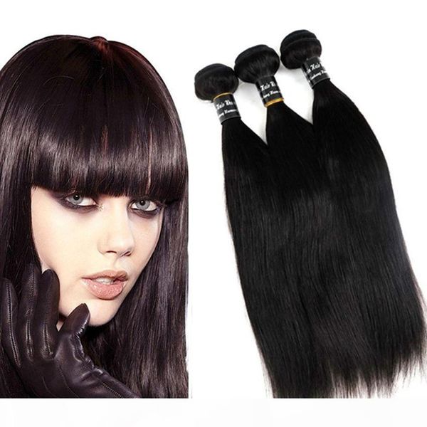 brazilian virgin human hair weaves bundles unprocessed 8-34inch peruvian indian malaysian cambodian straight remy human hair extensions, Black
brazilian virgin human hair weaves bundles unprocessed 8-34inch peruvian indian malaysian cambodian straight remy human hair extensions, Black