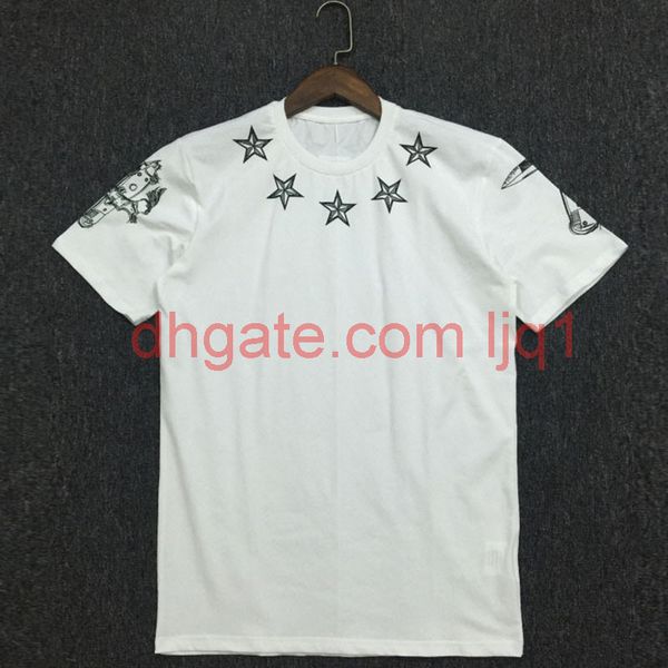 19ss mens t shirt fashion casual couple short sleeve mens star print casual tees black white size s-2xl
19ss mens t shirt fashion casual couple short sleeve mens star print casual tees black white size s-2xl