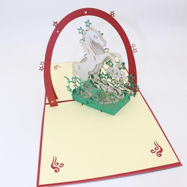 3d handmade красная крышка прыгая белые лошади бумаги пригласительные открытки открытки бизнес детский день рождения подарок bbywff
3d handmade красная крышка прыгая белые лошади бумаги пригласительные открытки открытки бизнес детский день рождения подарок bbywff