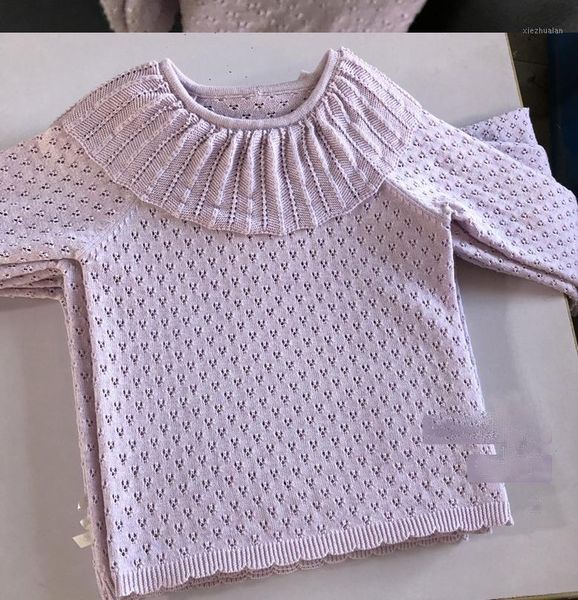 pullover 2021 children baby fashion hole ruffles collar knitting sweater, princess solid pullovers 6 pieces/lot, wholesale1, Blue
pullover 2021 children baby fashion hole ruffles collar knitting sweater, princess solid pullovers 6 pieces/lot, wholesale1, Blue